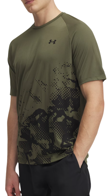 Tričko Under Armour Tech Fade Short Sleeve T-Shirt Zelené | 1390209-390, 0