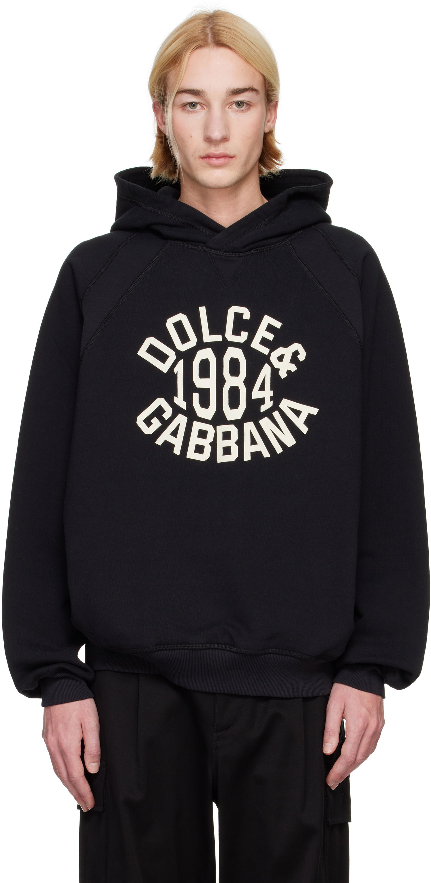 Mikina Dolce & Gabbana Paneled Hoodie by D&G Čierna | G9ASSTG7NTM, 0