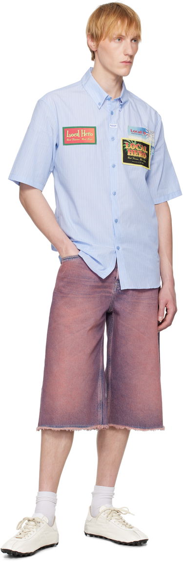 Košeľa Martine Rose Martine Rose Casual Shirt Modrá | 466WS15509, 3