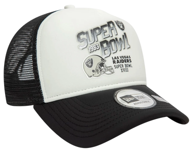 Šiltovka New Era Las Vegas Raiders Super Bowl XVIII 9FORTY Adjustable Trucker Hat Čierna | 60595293-60595293, 2