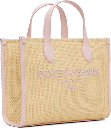 Tote bag Dolce & Gabbana Dolce & Gabbana Straw Tote Bag Béžová | EB0252AY3108L851, 4