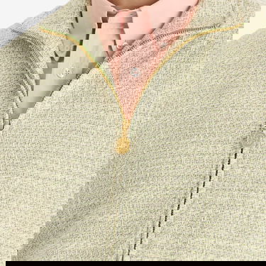 Bomber bunda Drôle de Monsieur Tweed Track Jacket with Cable Knit Sleeves Zelené | G-JT214-CO186-LGN, 5