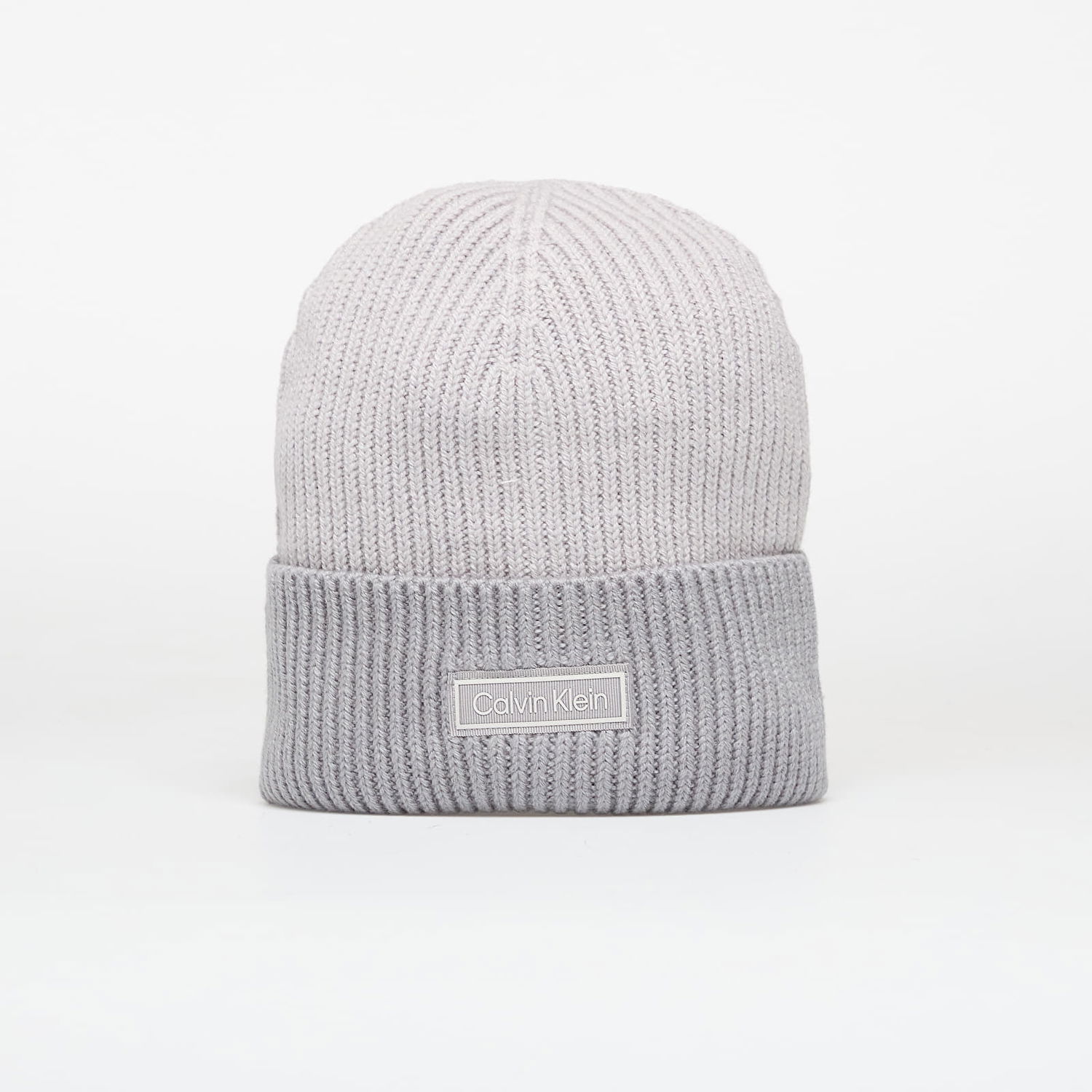 Klobúk CALVIN KLEIN Calvin Klein Patch Wool Chunky Hat Šedá | LV04D8029G QBW, 0