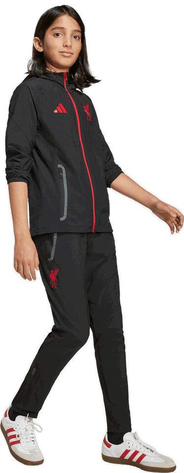 Bunda adidas Performance Liverpool Tiro 25 Competition Vis Tech Travel Jacket Čierna | JZ5558, 4