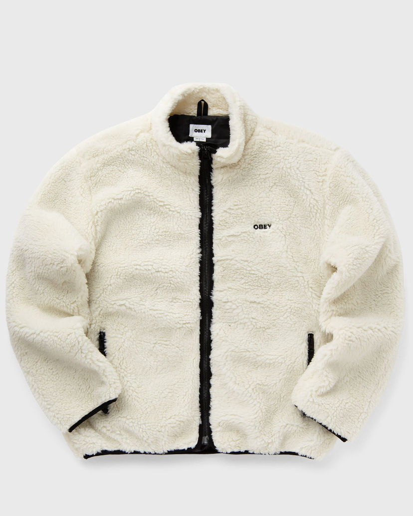 Bunda OBEY Icon Face Sherpa Jacket Béžová | 121800564-UBL