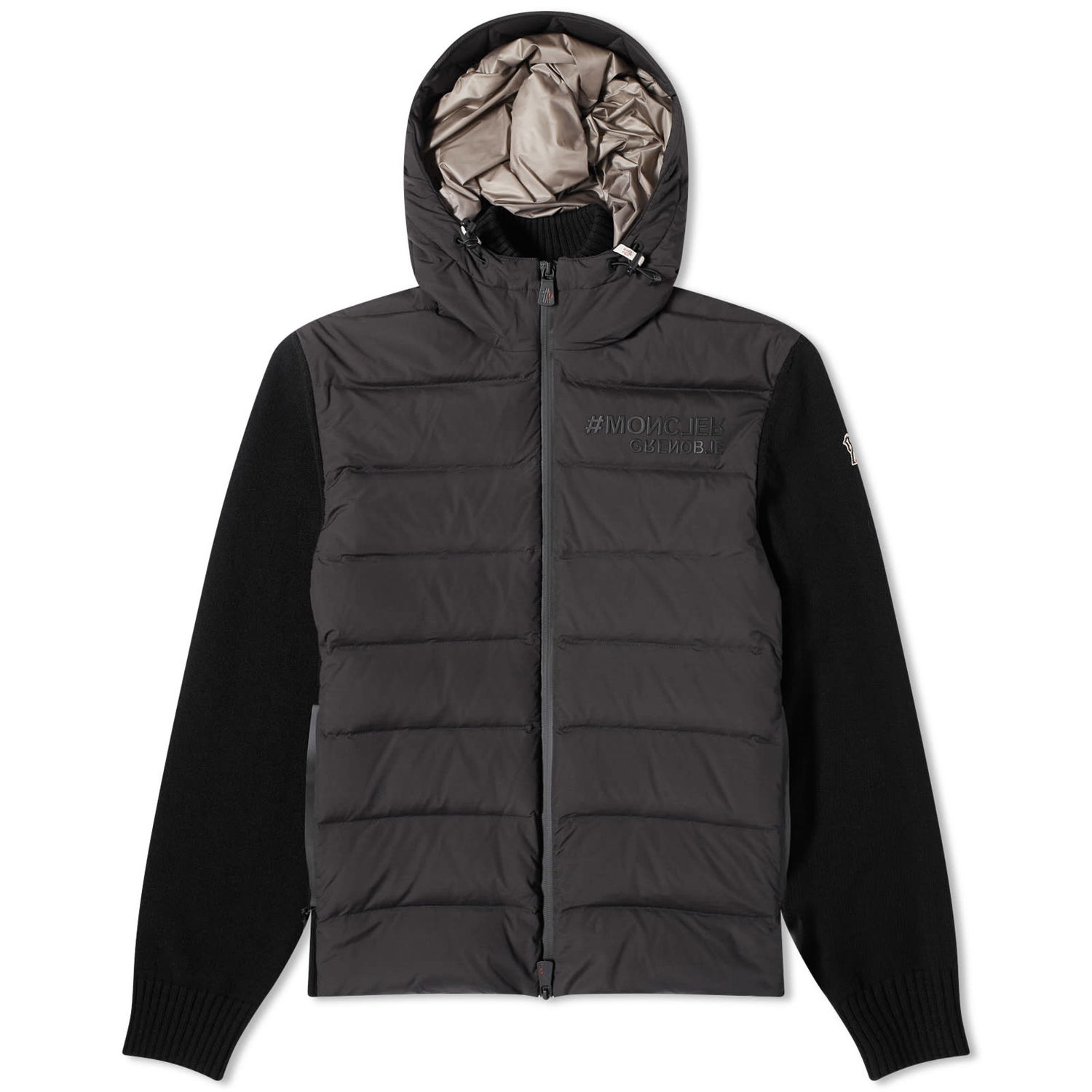 Bunda Moncler Grenoble Padded Knit Jacket Čierna | 9B000-03-M1122-999, 0