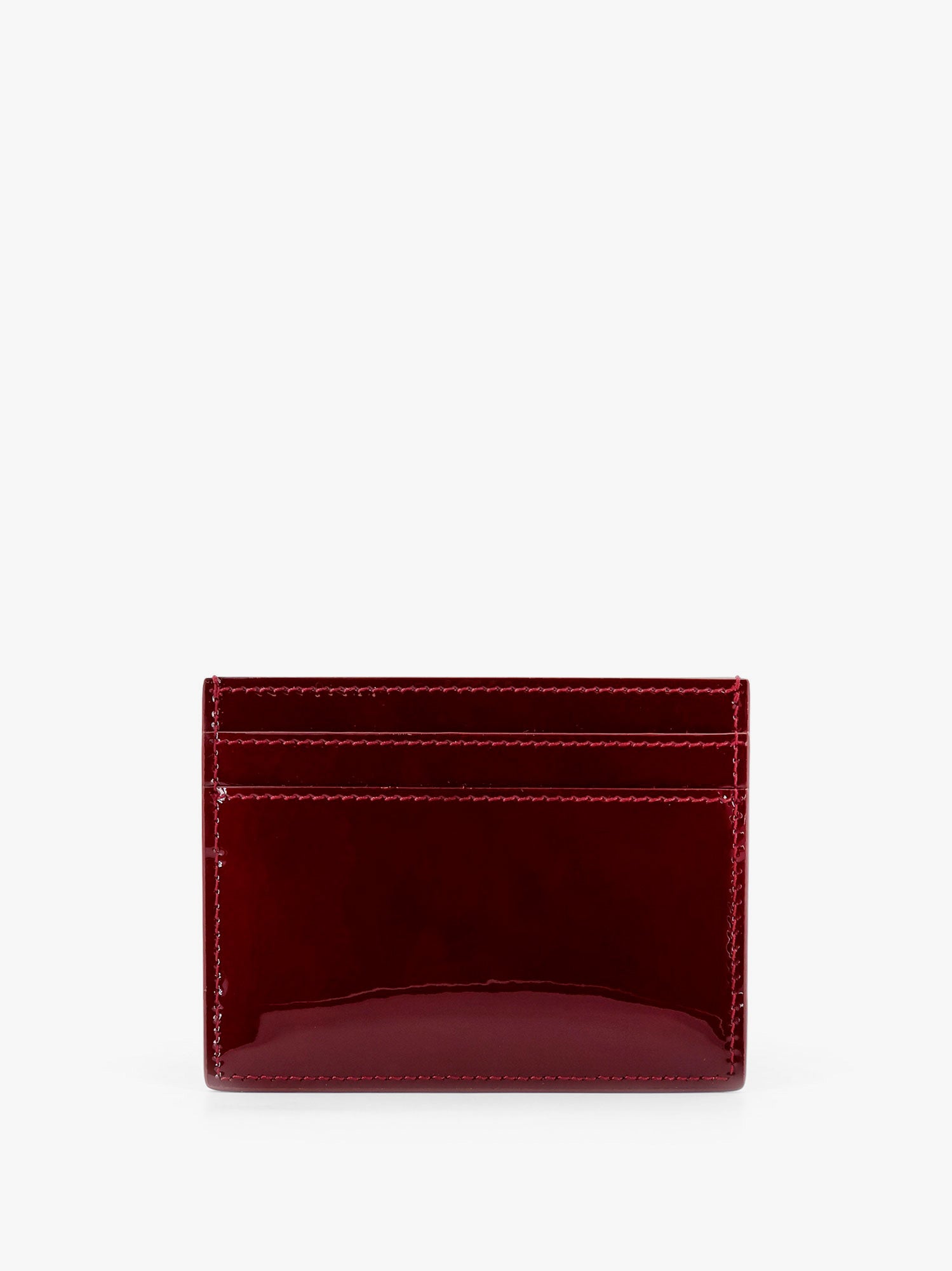 Peňaženka Saint Laurent Saint Laurent Patent Leather Card Holder Červená | 375946AAEJV6947, 1