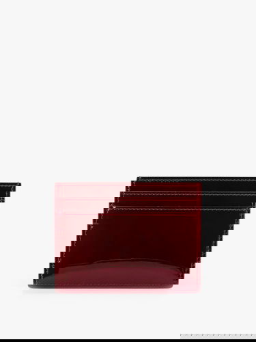 Peňaženka Saint Laurent Saint Laurent Patent Leather Card Holder Červená | 375946AAEJV6947, 1
