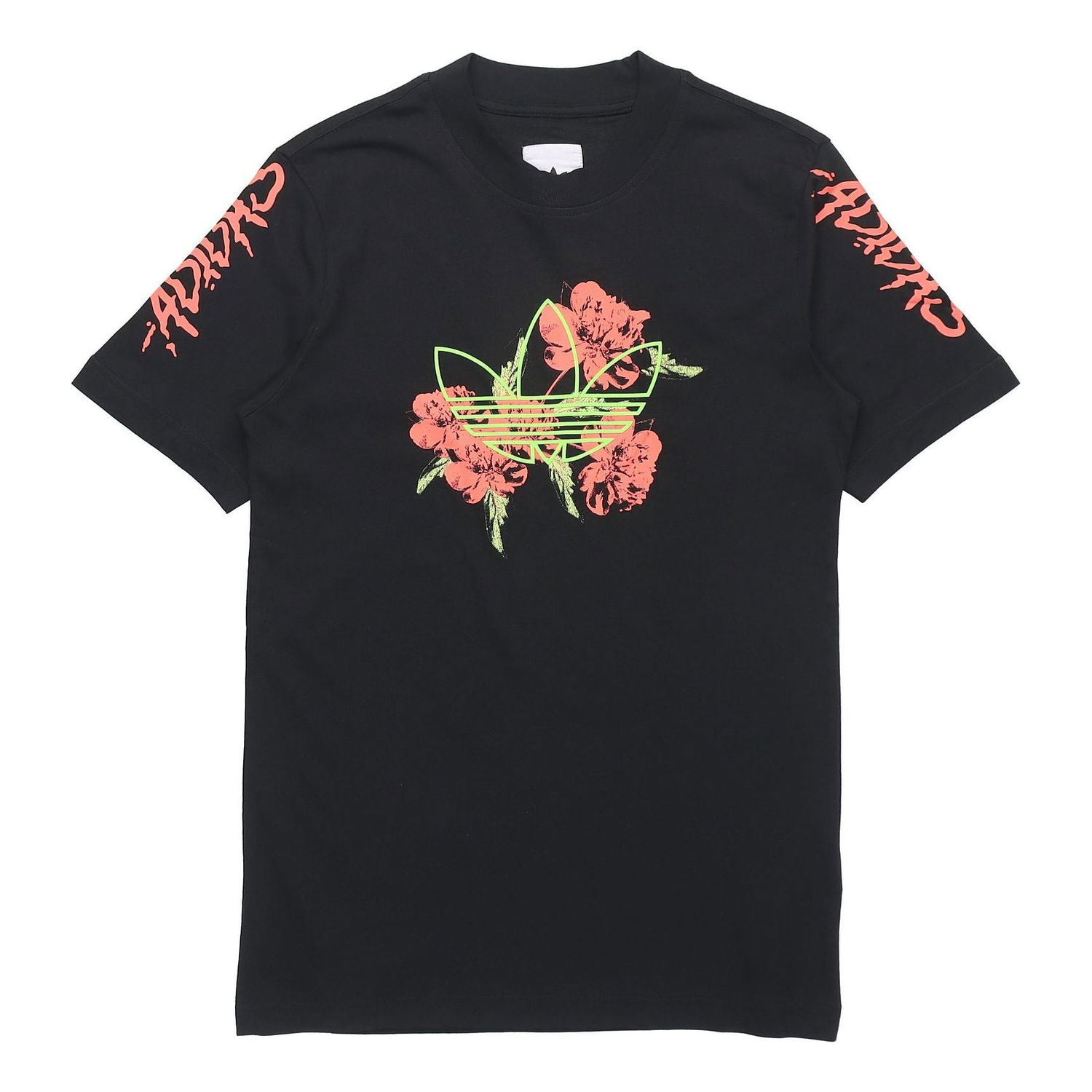 Tričko adidas Originals Originals Floral Graphic Tee Čierna | GJ7769, 0