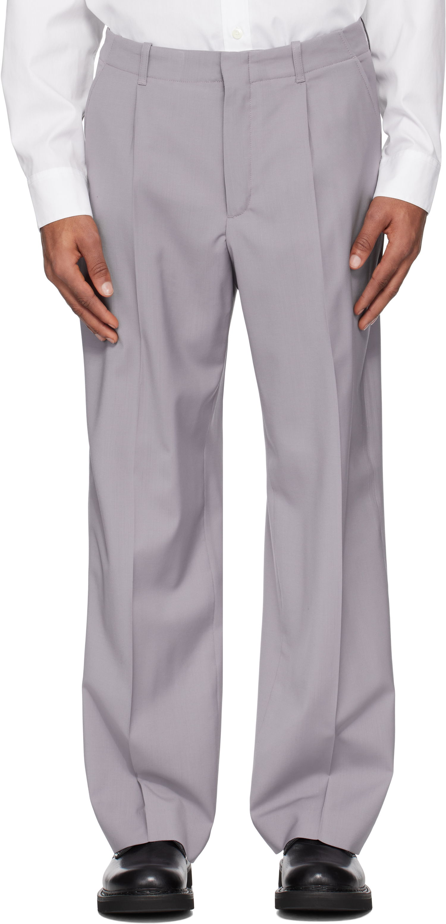 Nohavice OUR LEGACY Our Legacy Borrowed Chino Trousers Šedá | M2254BDL, 0