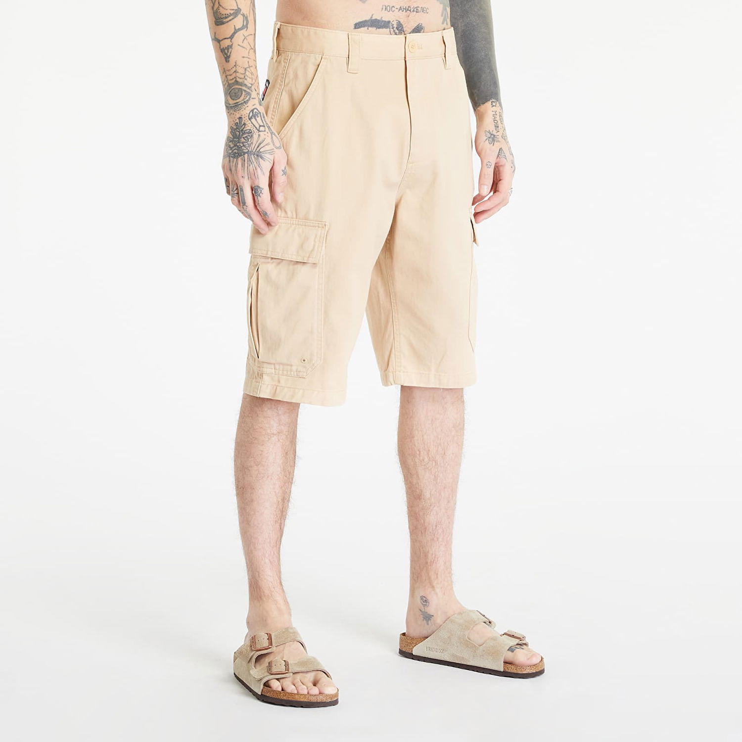 Šortky Tommy Hilfiger Aiden Baggy Cargo Shorts Béžová | DM0DM15974 AB4, 0