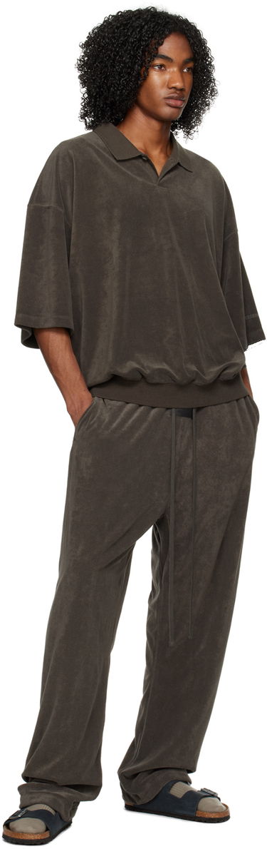 Polo tričko Fear of God Essentials Terry Polo Čierna | 125BT224050F, 3