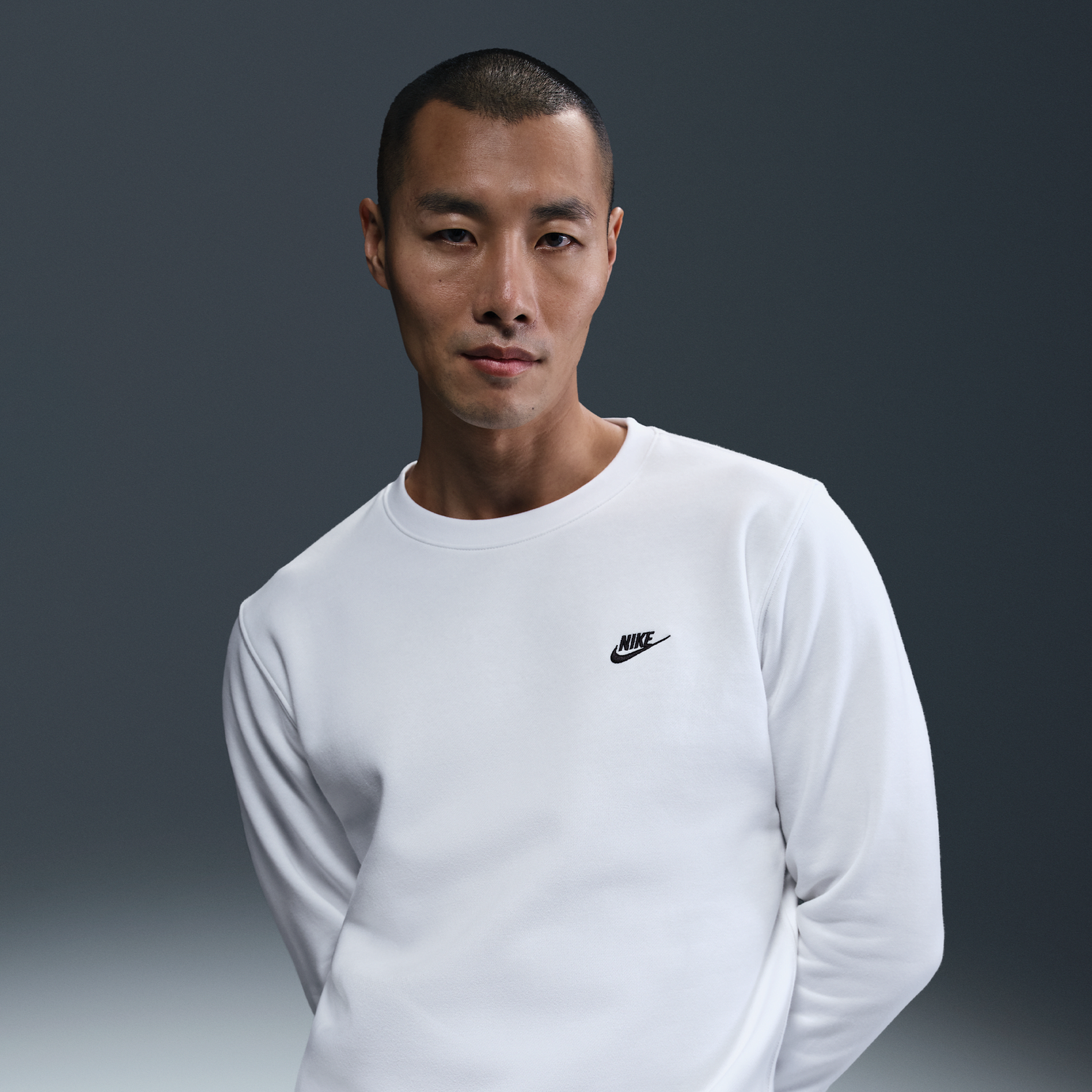 Sveter Nike Nike Club Fleece Crewneck Sweatshirt Biela | FN3886-100, 0