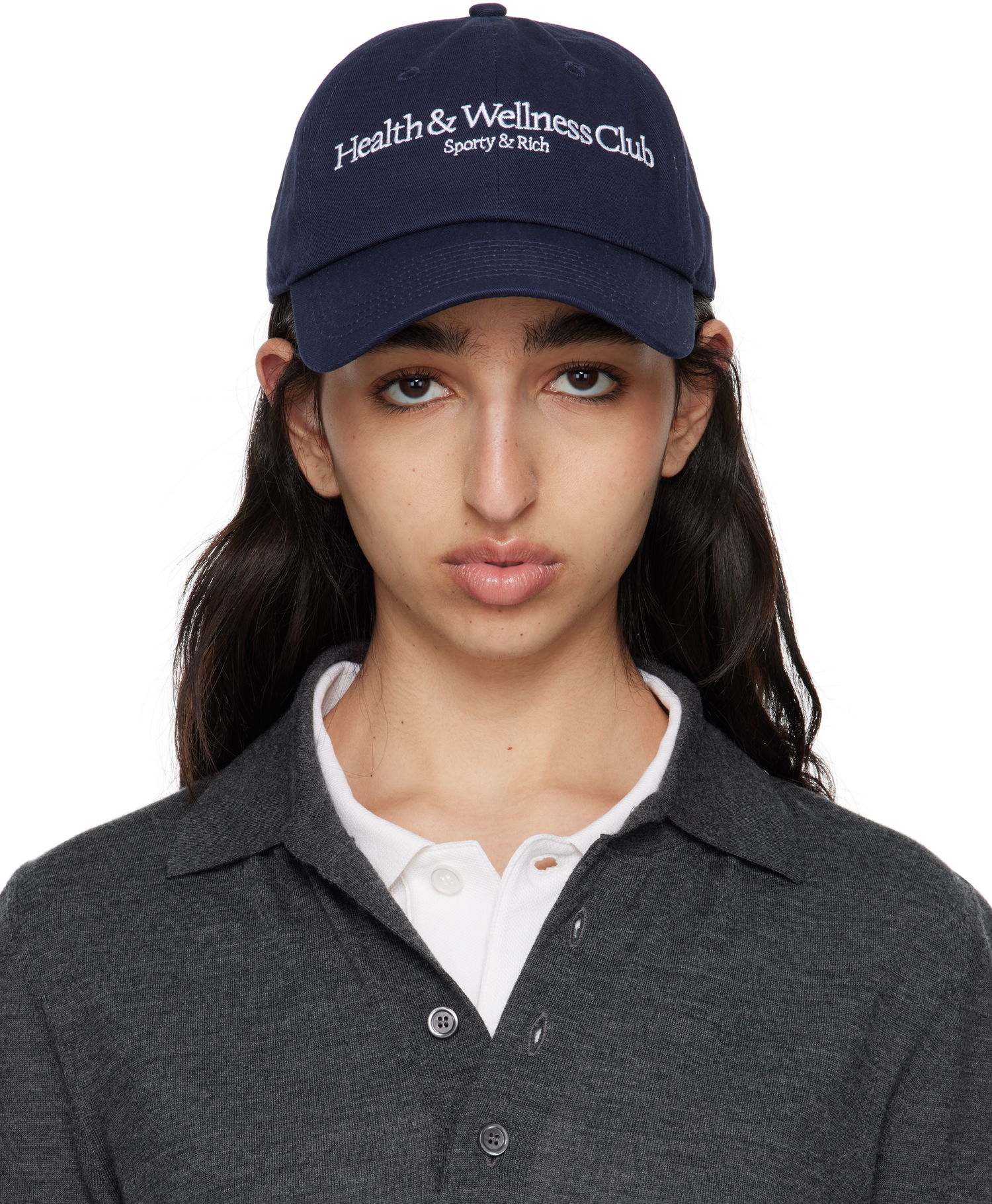 Šiltovka Sporty & Rich Sporty & Rich H&W Crest Cap Navy | AC040612241BL106, 0
