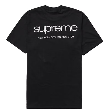Tričko Supreme NYC Tee Čierna | FW23T56 BLACK, 1