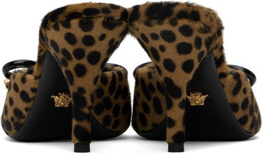 Doplnky Versace Versace Leopard Opera Bow Heeled Sandals Hnedá | 1018239_1A13307_6N30V, 1