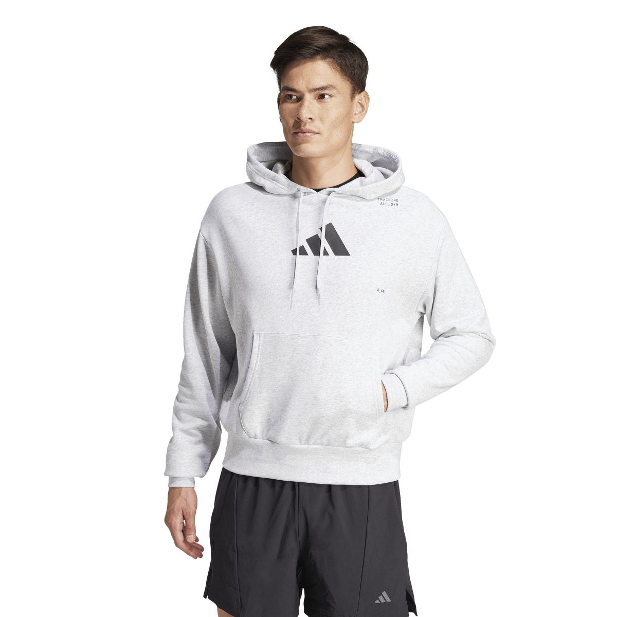 Mikina adidas Originals Training All Gym Hoodie Šedá | IS7104, 0