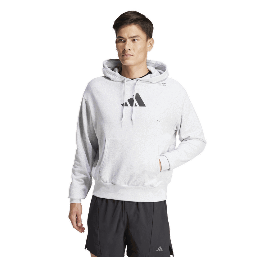 Mikina adidas Originals Training All Gym Hoodie Šedá | IS7104