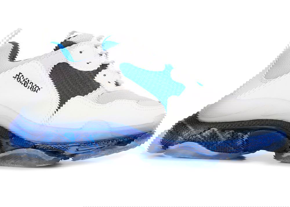 Tenisky a topánky Balenciaga Triple S White Blue Modrá | 541624 W09ON 9169, 0