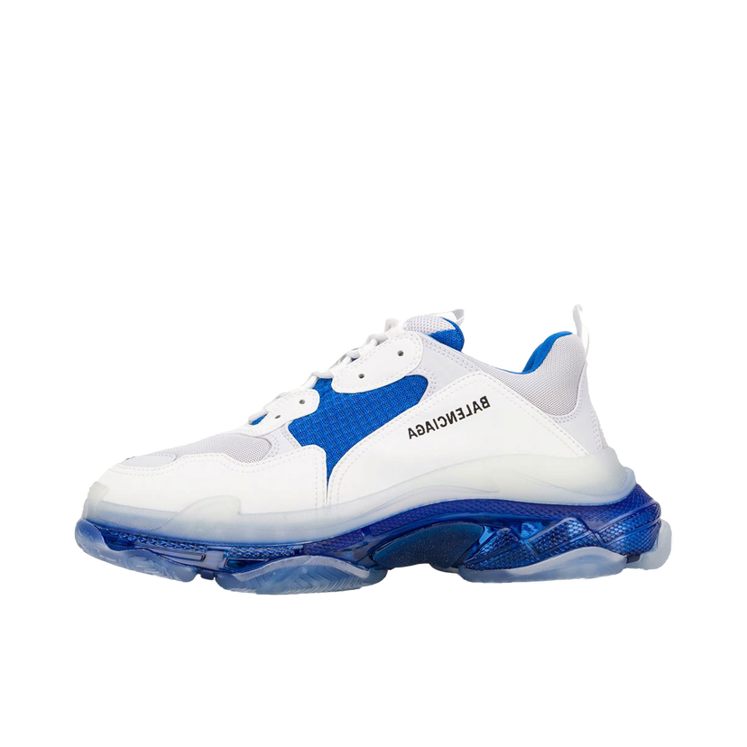 Tenisky a topánky Balenciaga Triple S White Blue Modrá | 541624 W09ON 9169