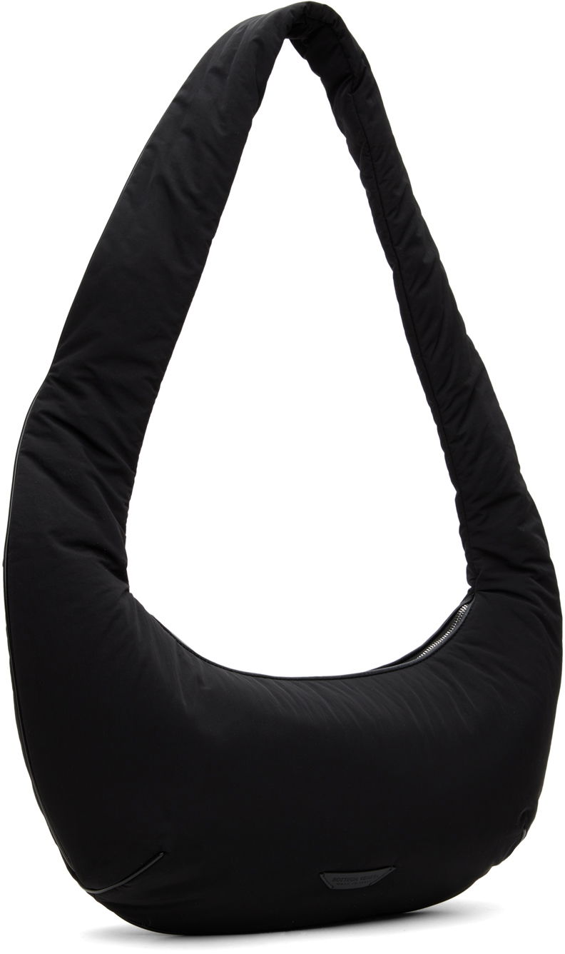 Taška cez rameno Bottega Veneta Bottega Veneta Borsa Light Paper Shoulder Bag Čierna | 776219VCQGD, 1