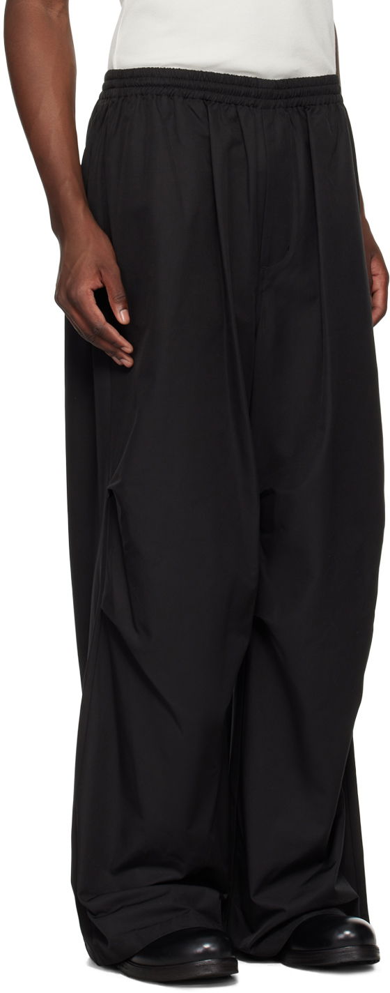 Nohavice We11done Tucked Trousers Čierna | WD-PT2-24-238-M-BK, 1