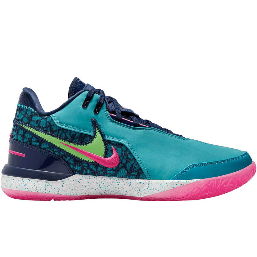 Tenisky a topánky Nike ZOOM LEBRON NXXT GEN AMPD DIGITAL VICE, DUSTY CACTUS/GREEN STRIKE-MIDNIGHT NAVY-FIERCE PINK-PLAYFUL PINK-SAIL Modrá | FJ1566-300