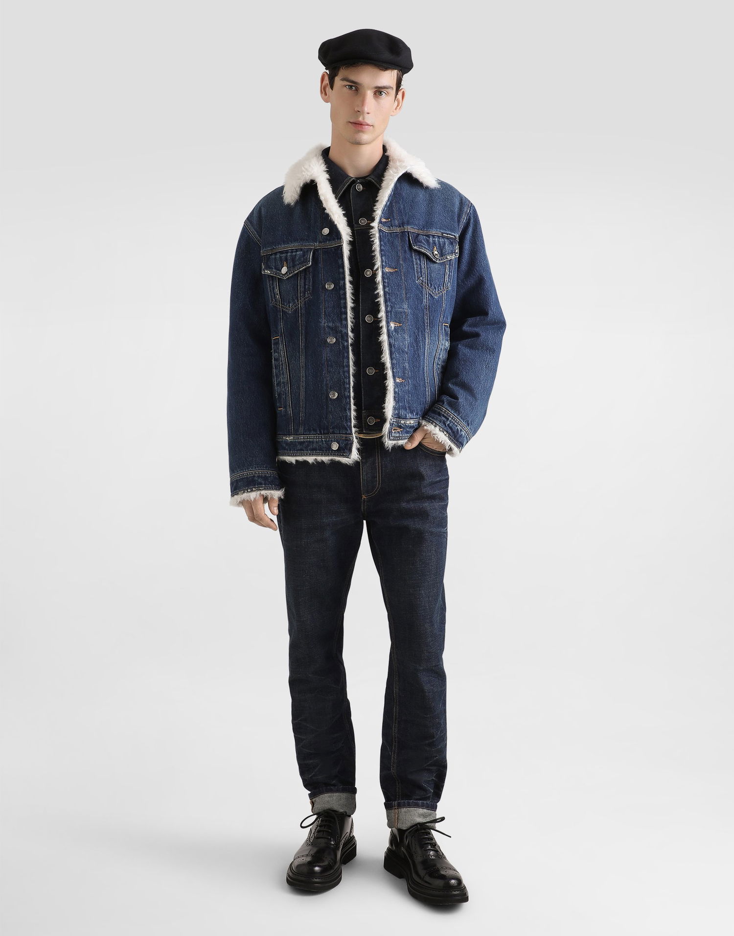 Džínsy Dolce & Gabbana Dolce & Gabbana Loose Fit Jeans Modrá | GYJDADG8NJ2S9001, 1