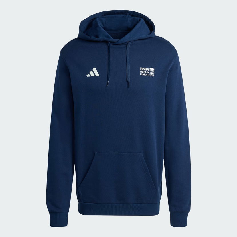 Mikina adidas Performance BMW Berlin-Marathon 2025 City Hoodie Modrá | KB9892