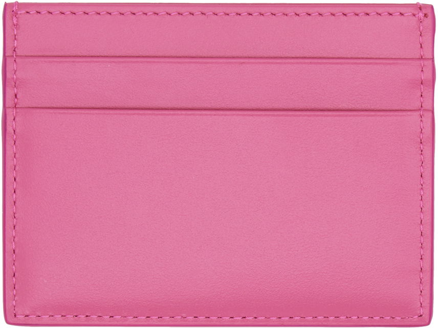 Pink Embossed Card Holder