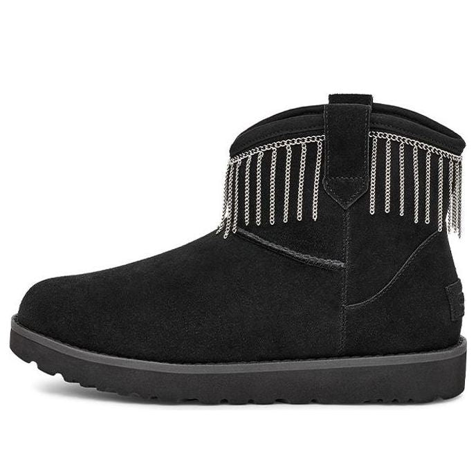 Tenisky a topánky UGG Classic Mini Fringe Boots Čierna | 1127454-BLK