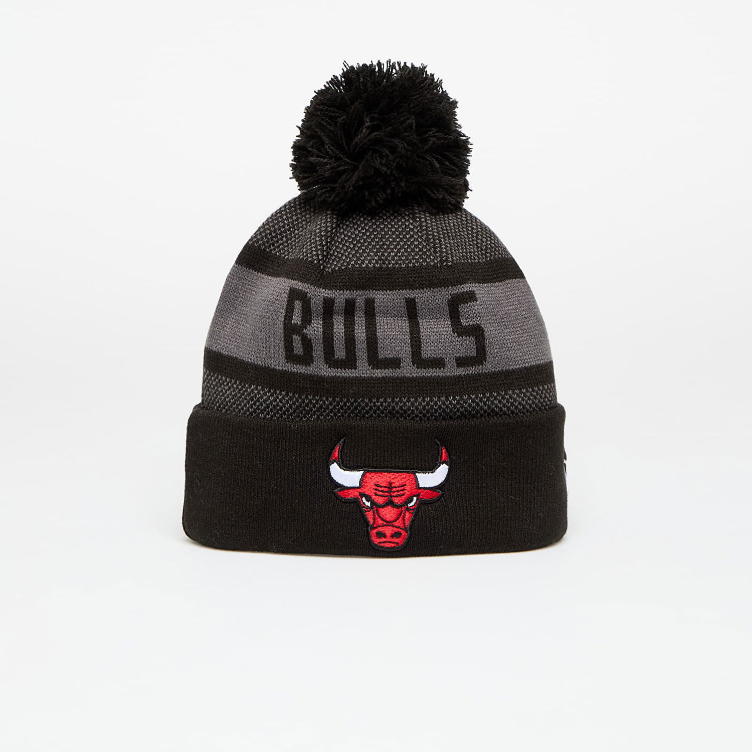 Kulicha New Era Chicago Bulls Knit Medium NBA Jake Cuff Beanie Čierna | 60565217, 0