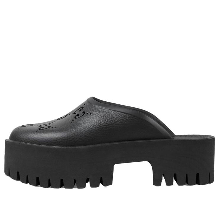 Tenisky a topánky Gucci Gucci Platform Perforated G Sandals Čierna | 663577-JFB00-1000, 0