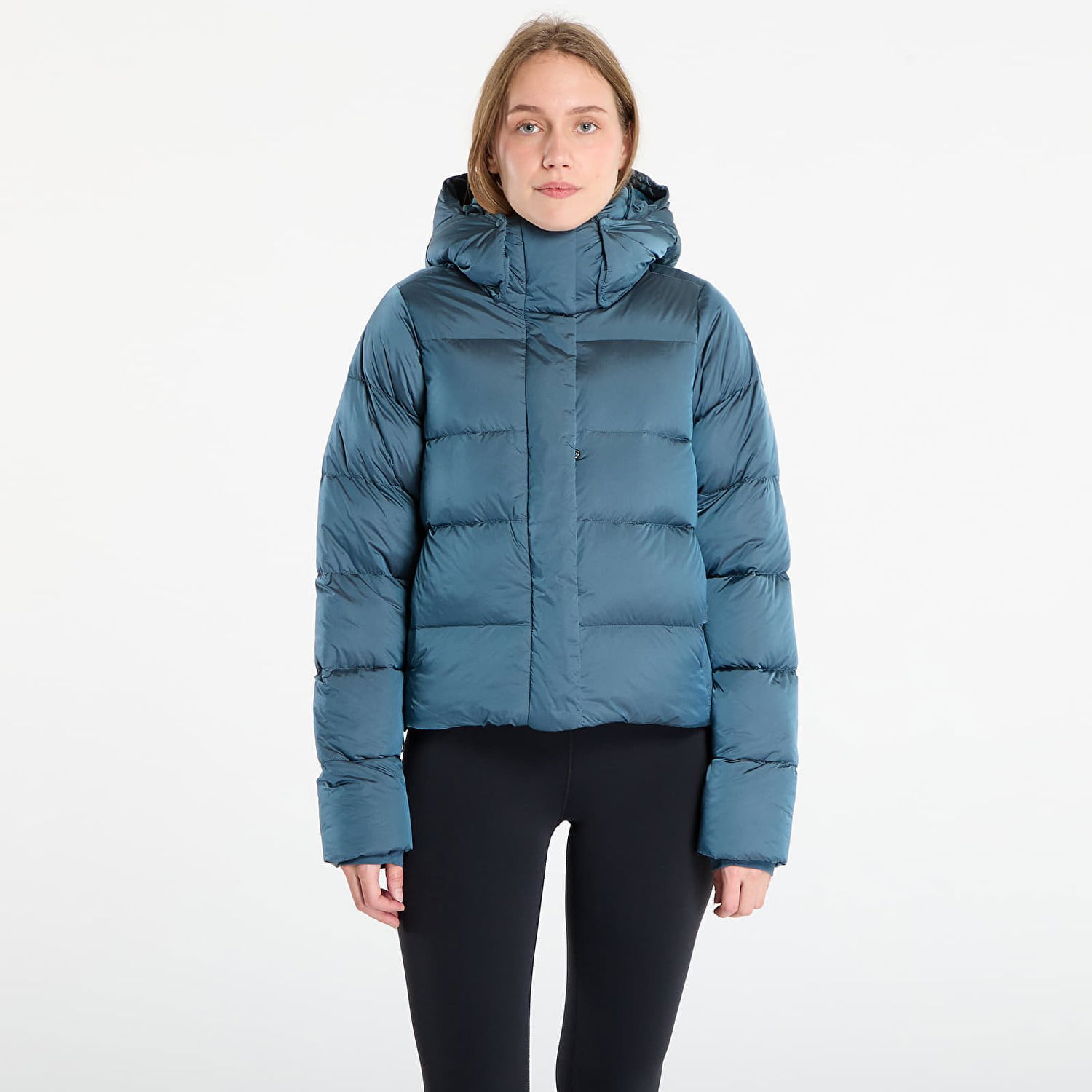 Prešívaná bunda Columbia Columbia Amaze Puff Hooded Down Jacket Modrá | 2133714429, 0