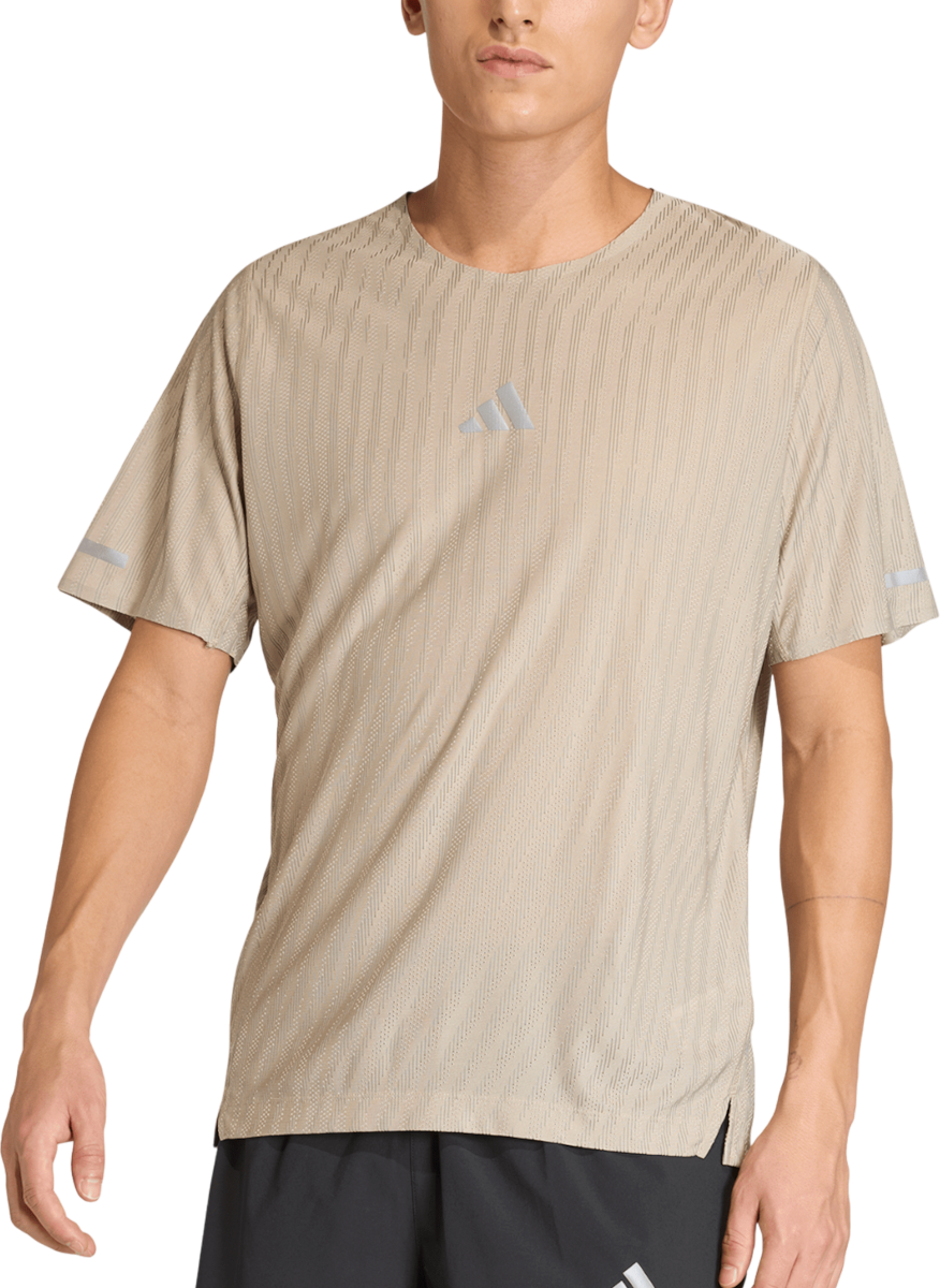 Tričko adidas Originals Textured Reflective Running T-Shirt Adi365 Béžová | kc7067, 0