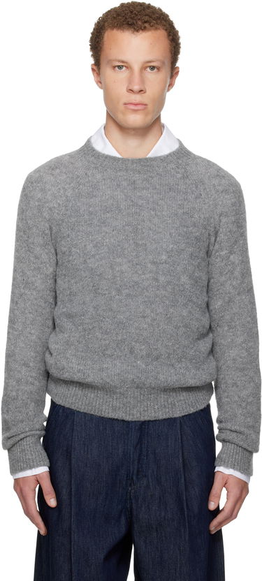 Sveter Dries Van Noten Raglan Sweater Šedá | 252-021223-2709, 0