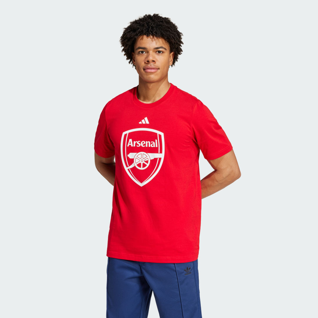 Tričko adidas Performance Arsenal DNA Graphic Červená | IS6506, 0
