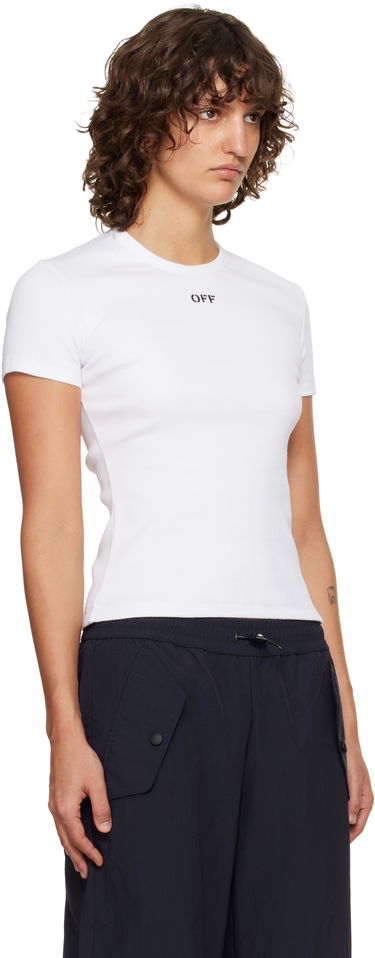 Tričko Off-White Logo Graphic T-Shirt Biela | OWAA065C99JER0050110, 1