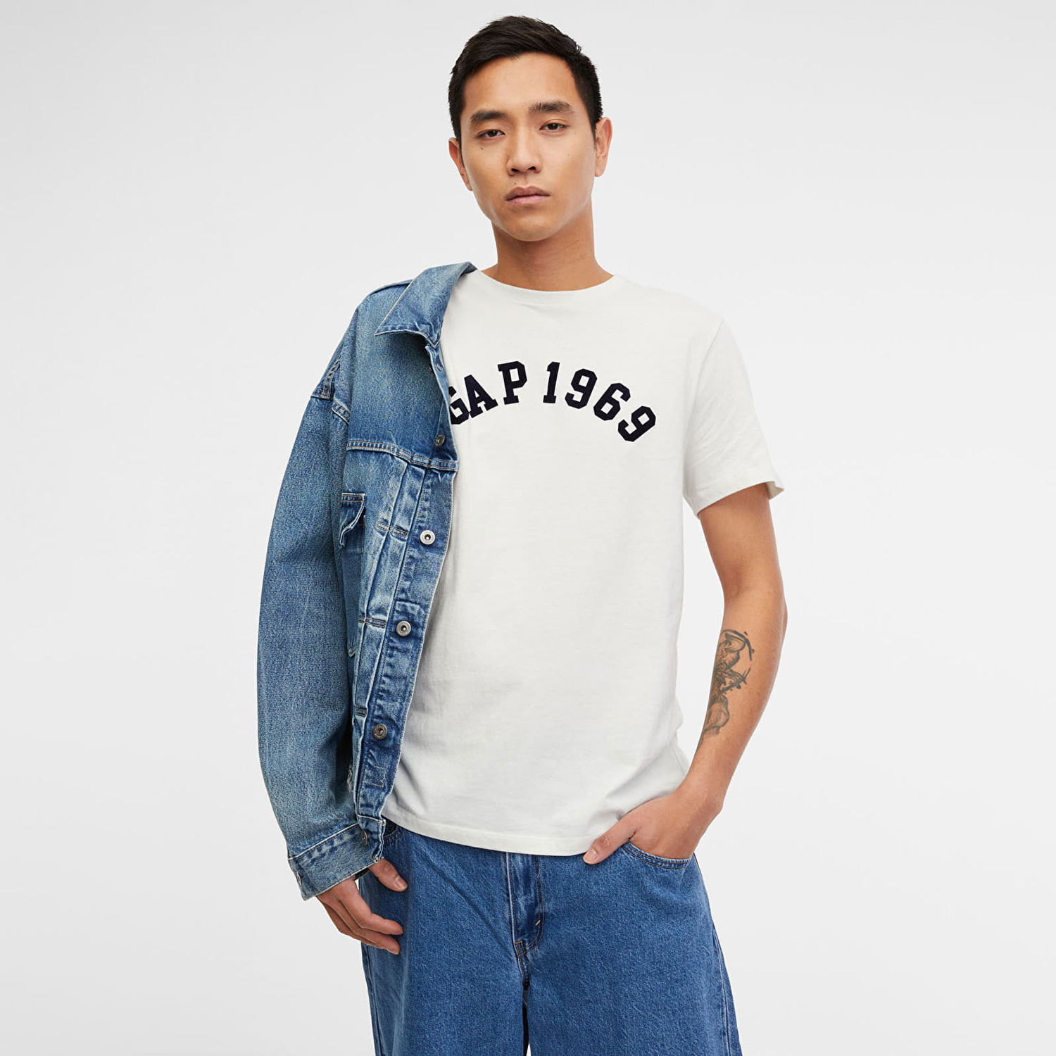 Tričko GAP Logo Tee Carls Stone Béžová | 817059-01, 0