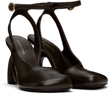 Tenisky a topánky Dries Van Noten Dries Van Noten Asymmetrical Slingback Pumps Hnedá | WS251-676-112, 3