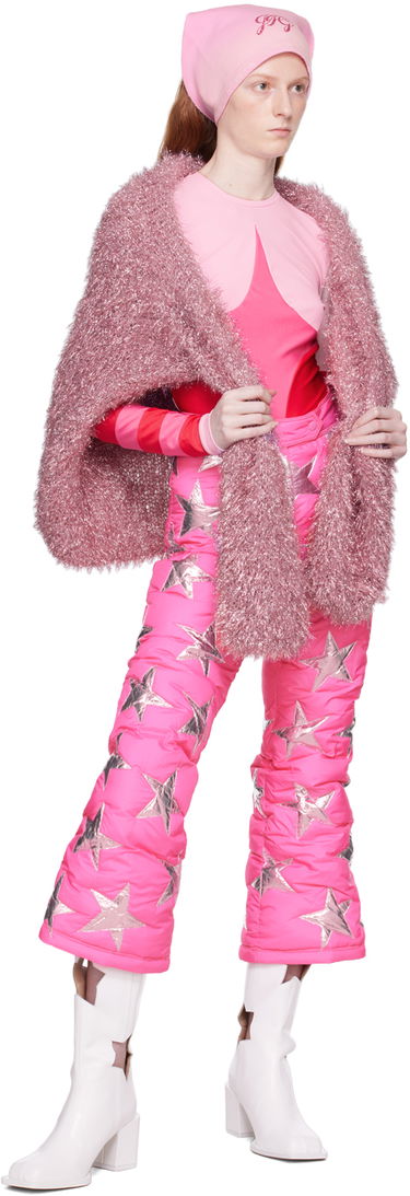 Nohavice ERL ERL Star-Embellished Puffer Trousers Ružová | ERL05P016, 3