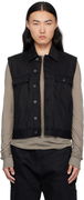 Rick Owens DRKSHDW Hollywood SL Trucker Denim Vest