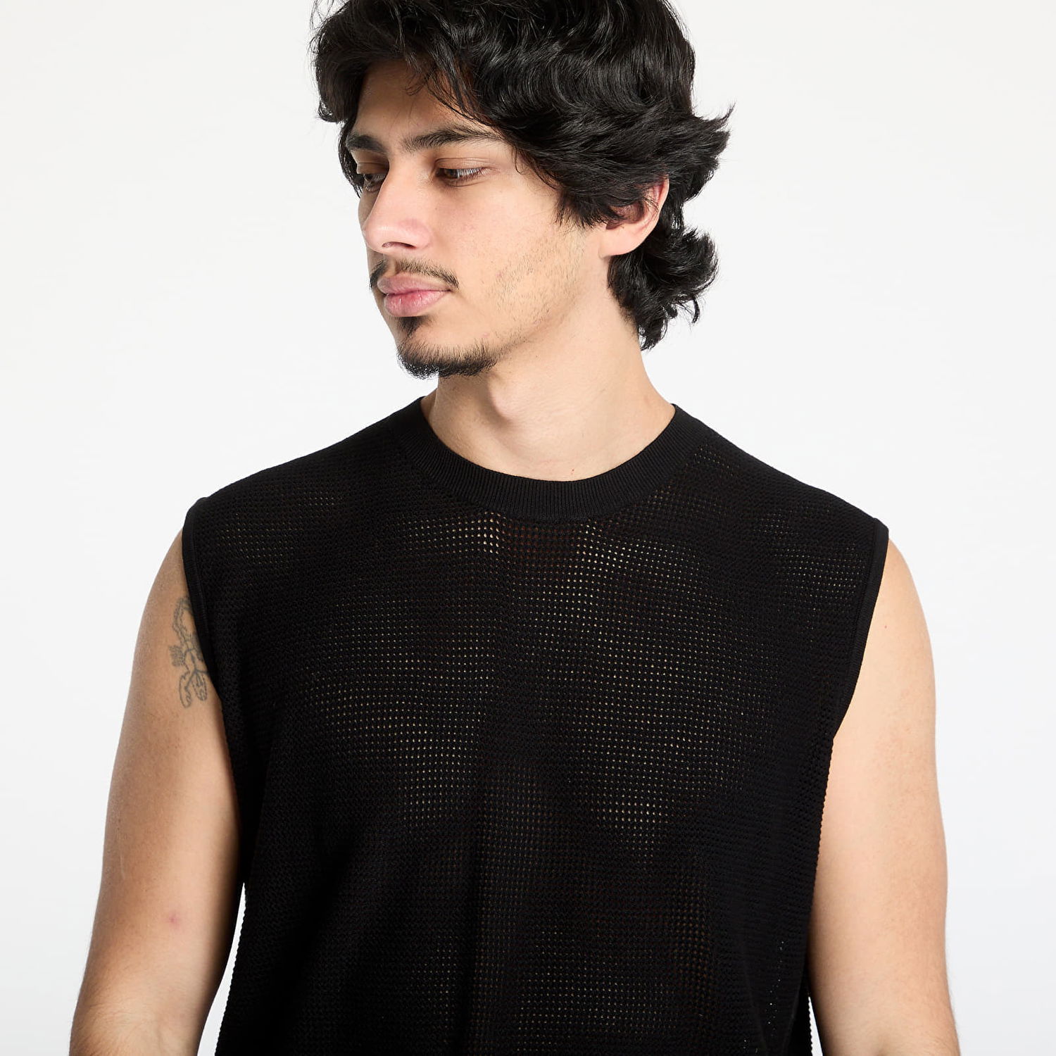 Sveter Y-3 Y-3 Graphic Knit Vest Čierna | JN4874, 1