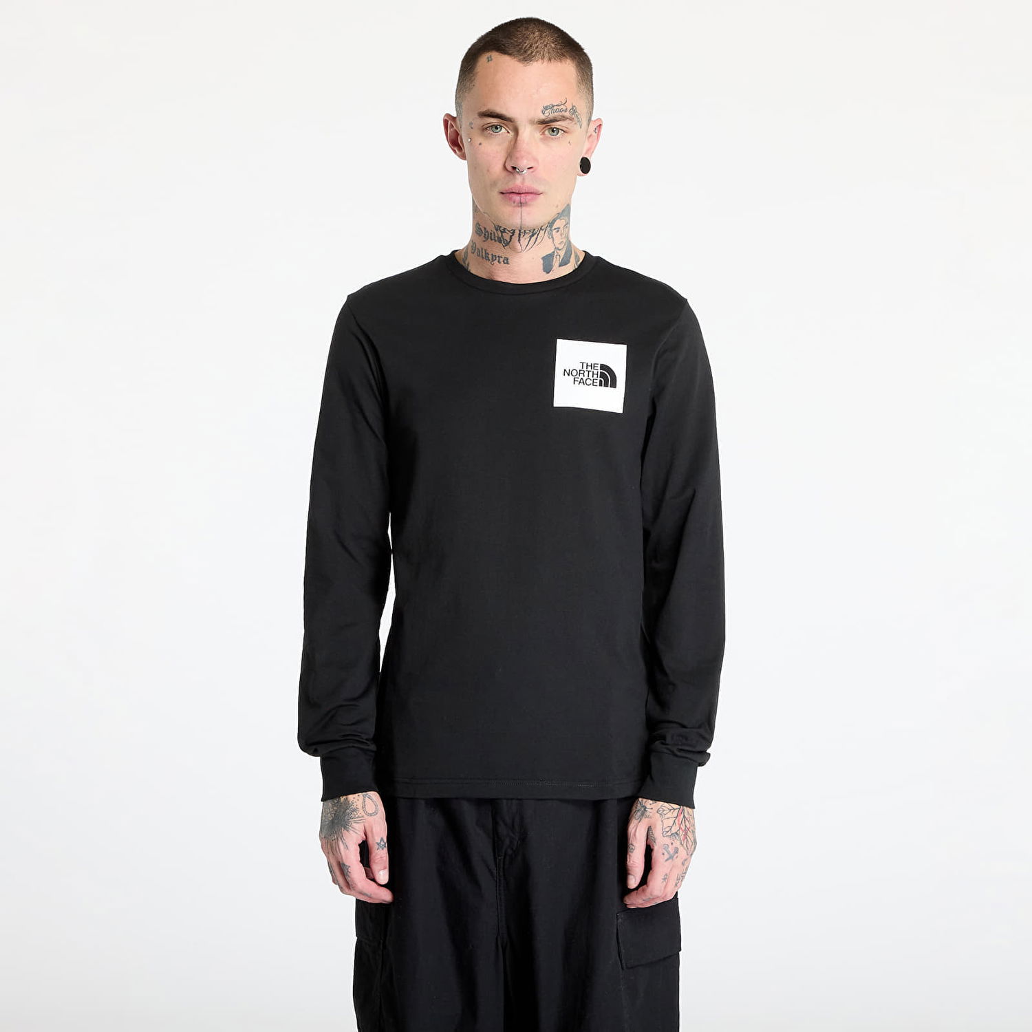 Tričko The North Face Longsleeve Fine Tee TNF Black Čierna | NF0A8A6PJK31, 0