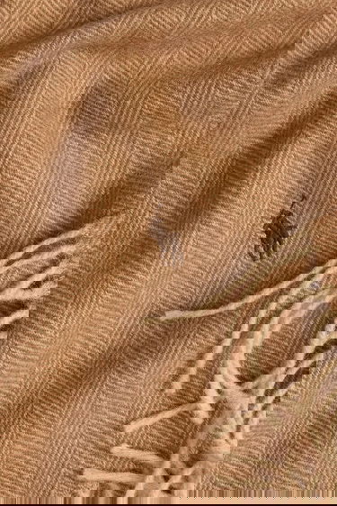 Šál Polo by Ralph Lauren Polo Ralph Lauren Knitted Beanie and Herringbone Scarf with Fringed Edges Béžová | 449959529, 2