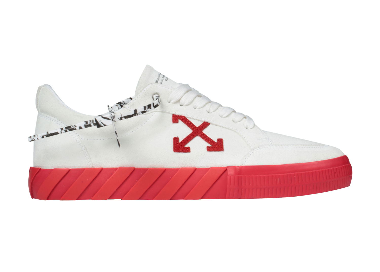 Tenisky a topánky Off-White Low Vulc "White Red" Červená | OMIA085F20LEA0050125, 0