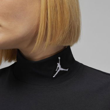 Tričko Jordan Flight Mock Neck Top Čierna | DQ4618-010, 3