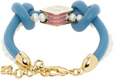 Náramok Casablanca Casablanca Knotted Pearl Bracelet Modrá | AS25-JW-265-01, 1