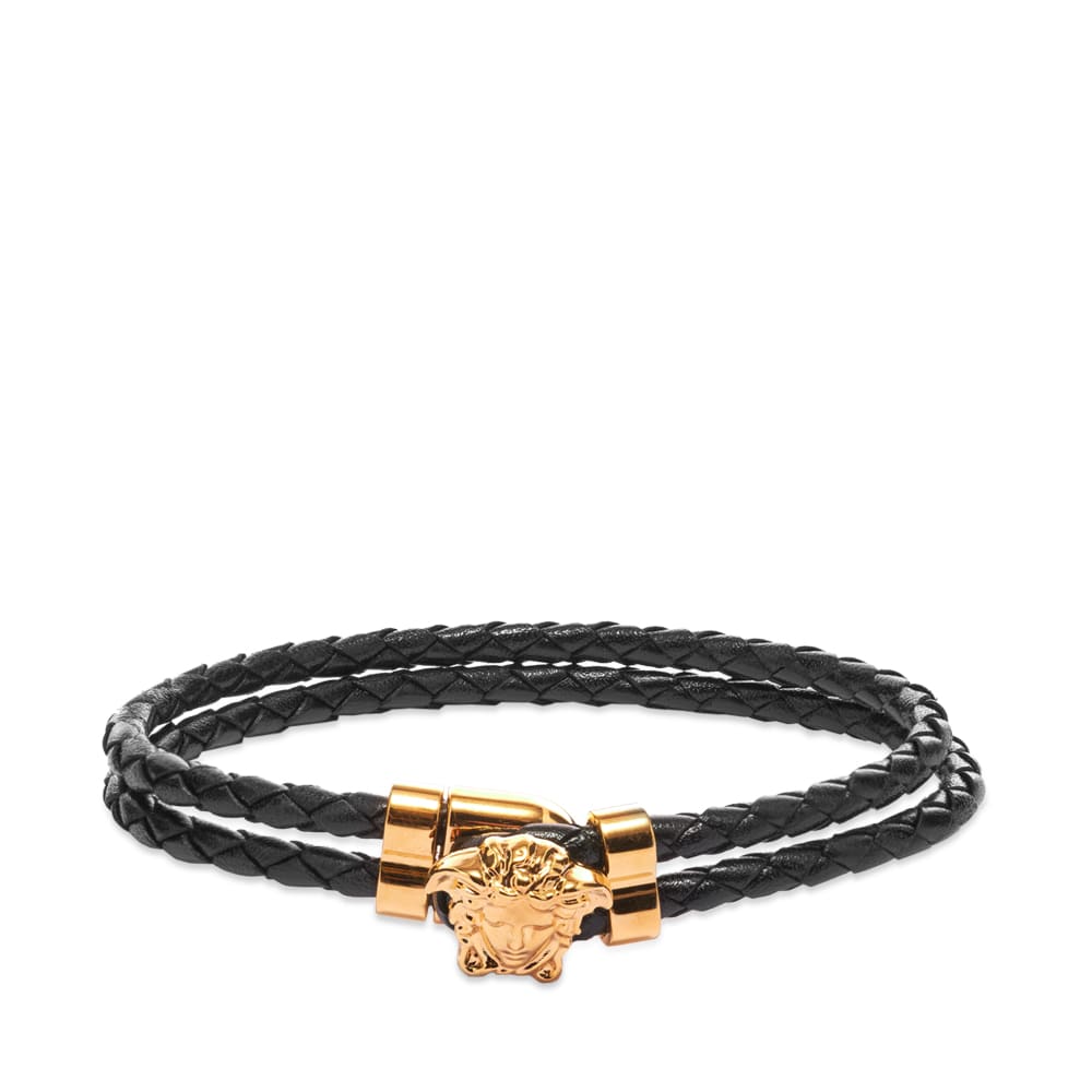 Náramok Versace Leather Medusa Bracelet Čierna | DG05579-DMTN-D41O, 0