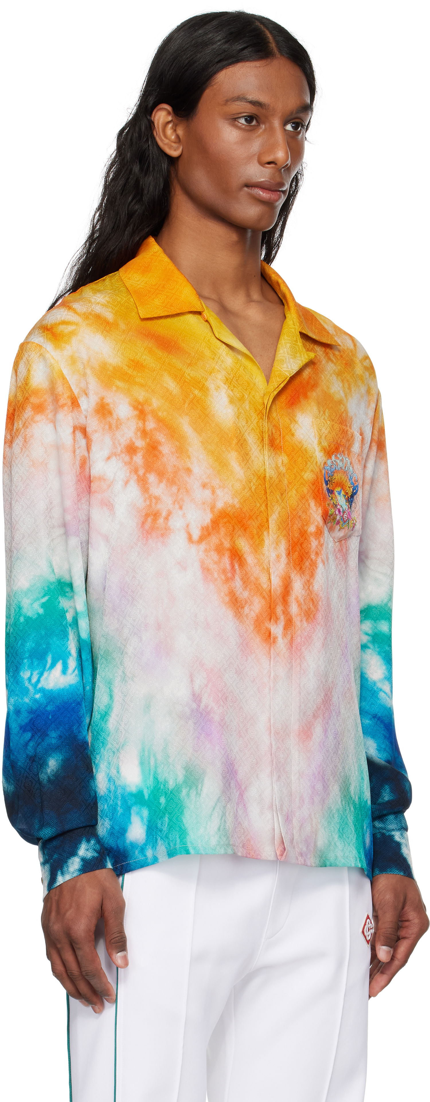 Košeľa Casablanca Casablanca Surf Trip Silk Long Sleeve Shirt Rôznofarebný | U-MS25-SH-006-03, 1